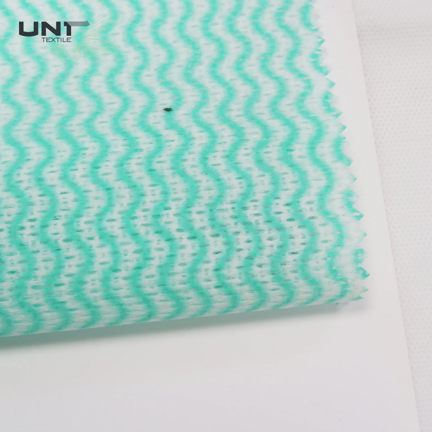 Good Hydrophilicity for Cleaning Kitchen Spunlace Non Woven Fabric High Quality Wavy Pattern Lazy Rag Rolls