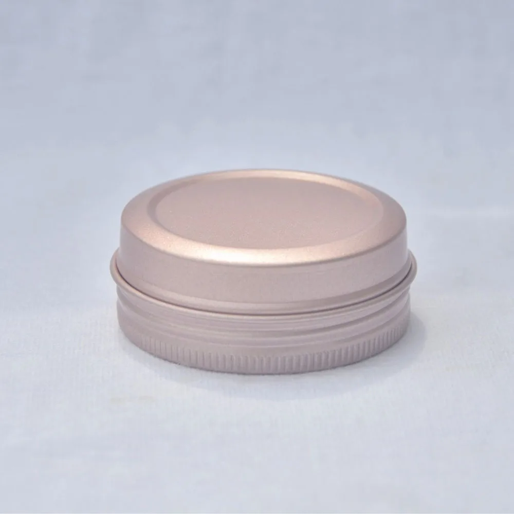 30g 52*21mm with lid luxury airless packaging mini matte black stash storage bath salt cosmetic seasoning food cream jar