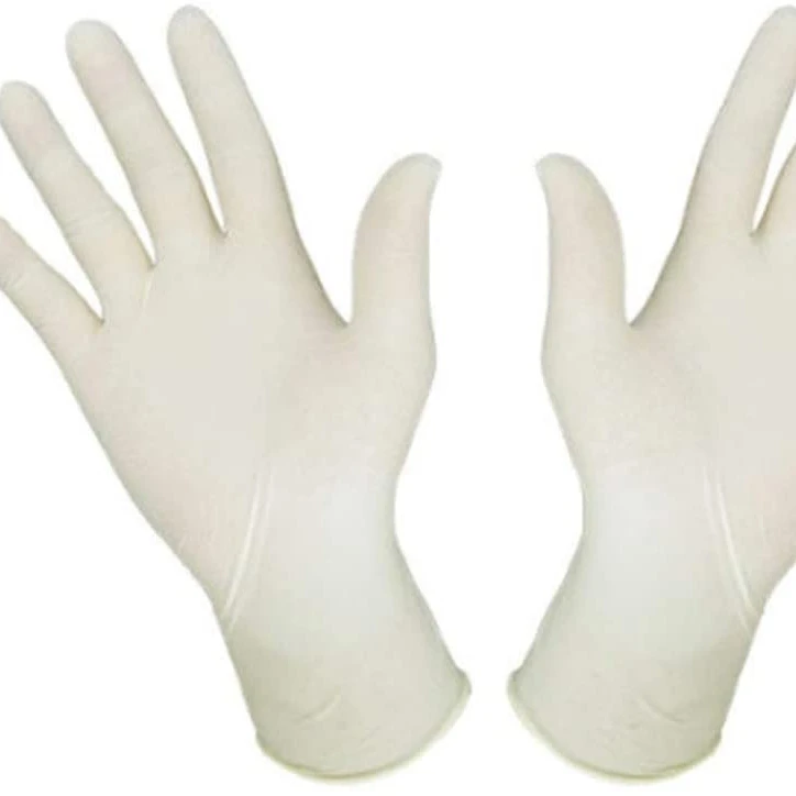 natural powder free latex rubber latex nitrile disposable nitrilo gloves