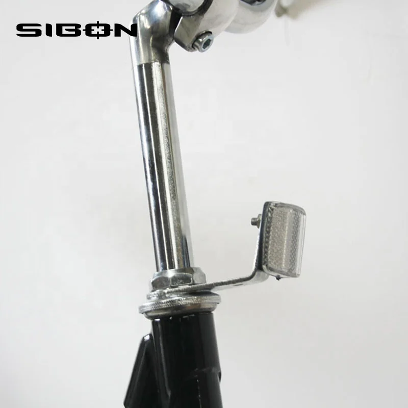 
SIBON B0250106 28 inch black nexus 3 speed city bike vintage men bike with rear carier LED light pump 