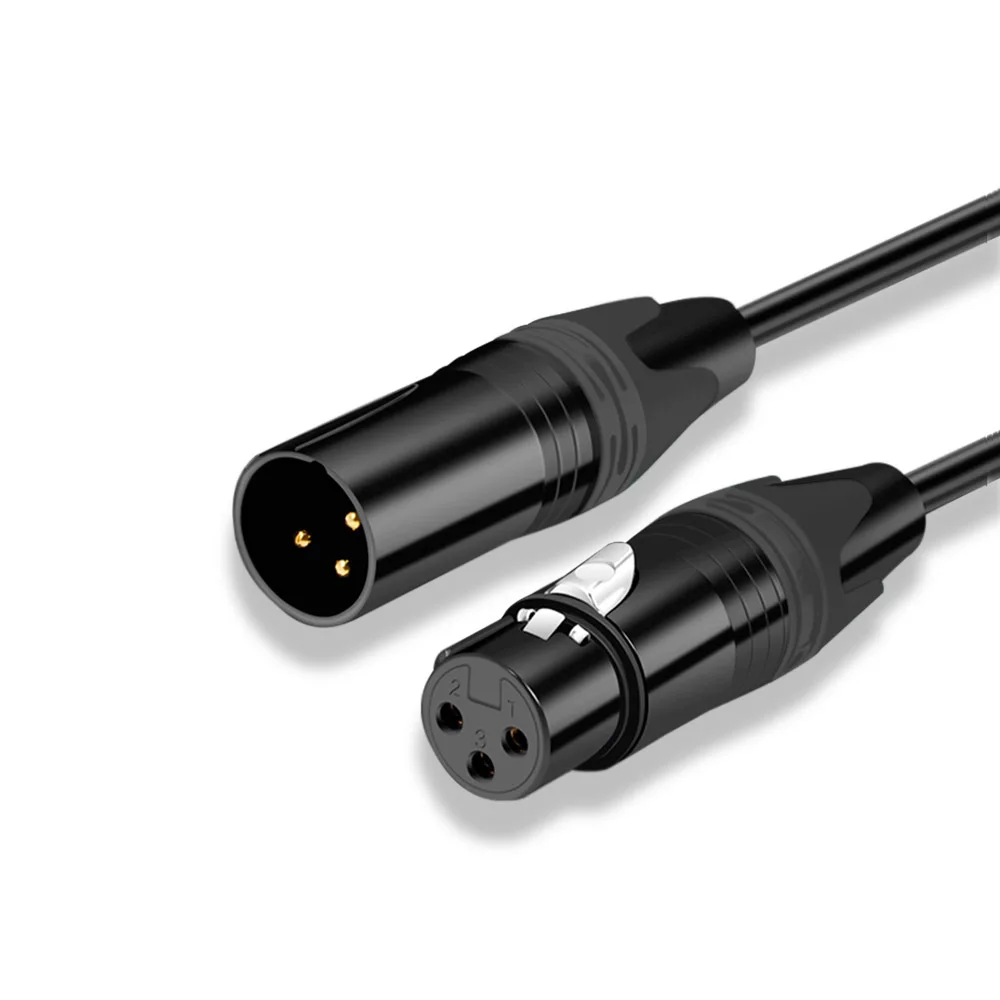 
Doonjiey XLR Cable Karaoke Microphone Sound Cable Plug XLR Extension Mikrofon Cable for Audio Mixer Amplifiers XLR Cord CANNON 