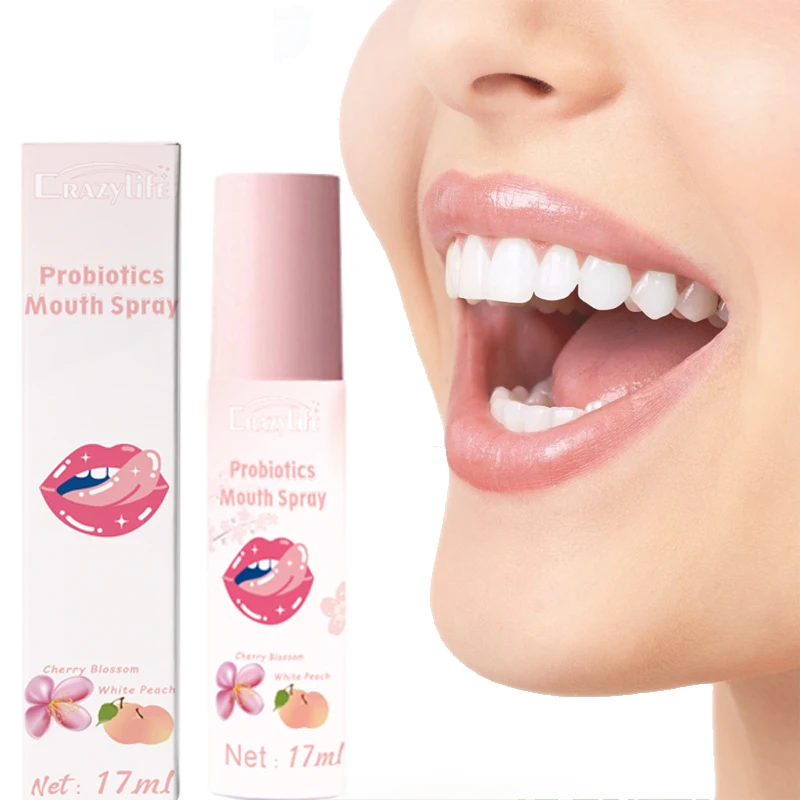 17ml Fashion Oral Care Spray Breath Spray For Bad Breath Dry Mouth Super Oral Care Mist Oral Care Water Spray