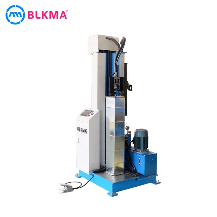 Blkma Factory Vertical Duct Seam Machine /Hydraulic Square Tube Lock Closer with High Quality