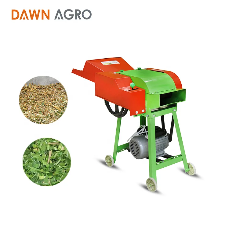 DAWN AGRO Mini Silage Forage Chopper Chaff Cutter Machine Straw Agriculture Grass Cutting Animal Processing Machinery