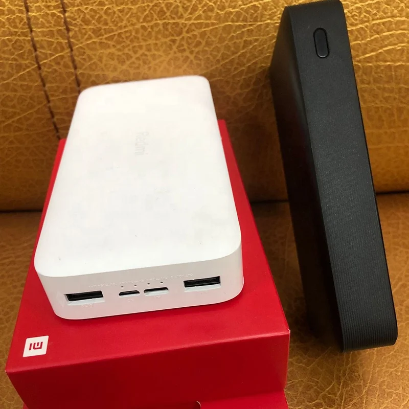 Global Version Xiaomi Power bank 20000mah 18w Charging USB-C Micro-USB Mi Redmi Two-way Power charger External Battery