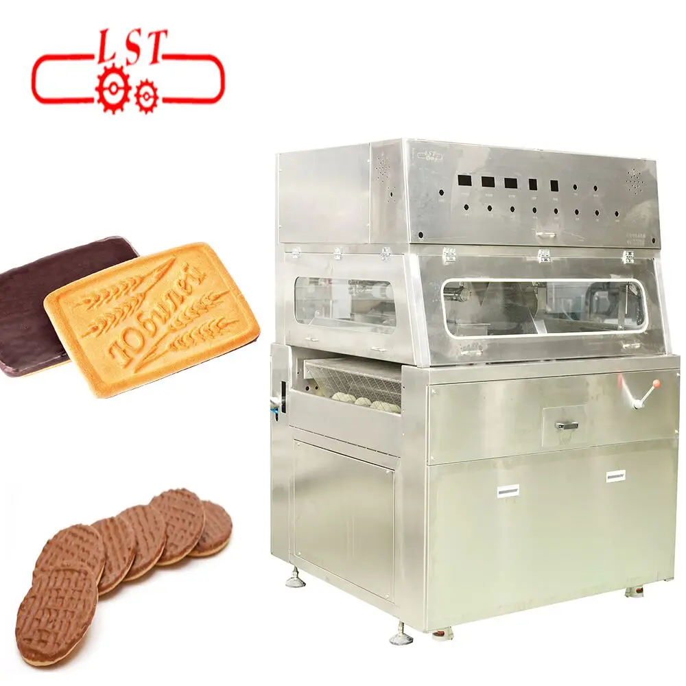 Popular Products Automatic Chocolate Coating Machine Decorating Enrobng Machine