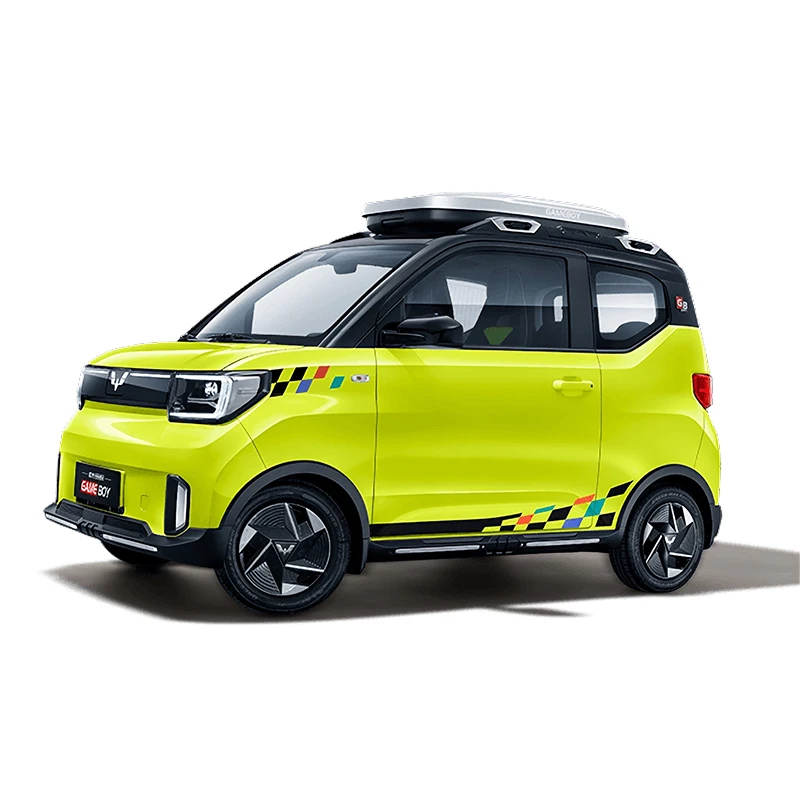 Мини-Электромобиль четырехколесный wuling hongguang miniev gameboy 200 км маленький седан Подержанный автомобиль