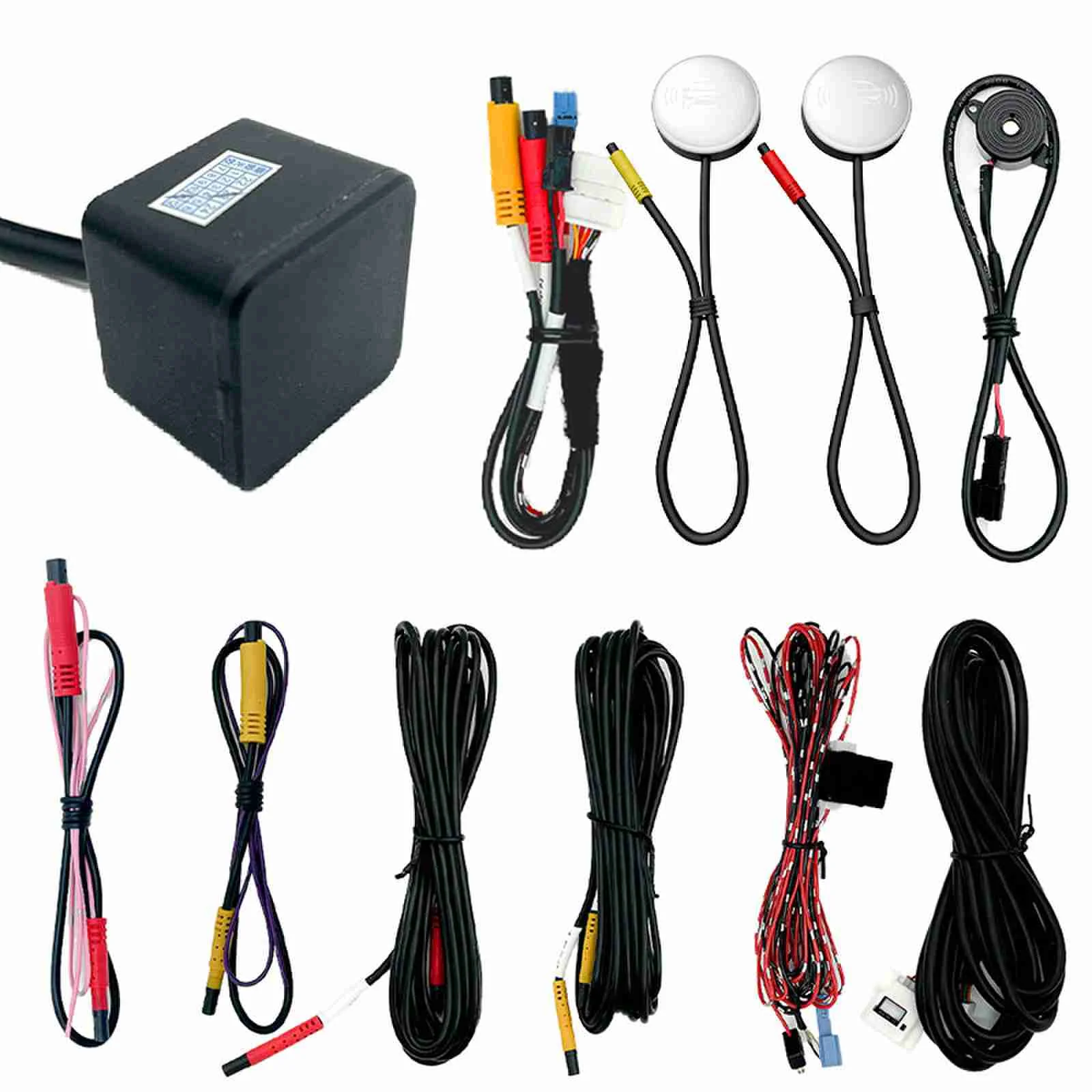 Universal 77GHZ Single Sensor BSD BSM Rearview Mirror Detector Aid 50m Reverse Blind Spot Detection Safety With Car Alarm System
