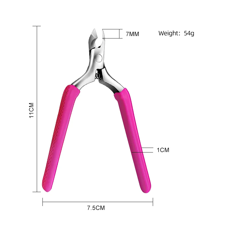 Wholesale Professional Multifunctional Pedicure Set Hot Sell Stainless Steel Cuticle Nipper Nail Nipper Sharpener for Fingers