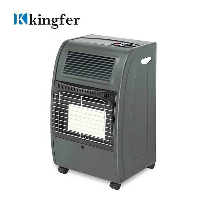 Kingfer Infrared Ceramic Home Gas Heater Slim Body Design with OEM Colors Good Price for European Market for Living Room Camping