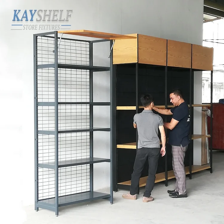 High quality supermarket display shelf metal supermarket gondola shelving shop display racking system