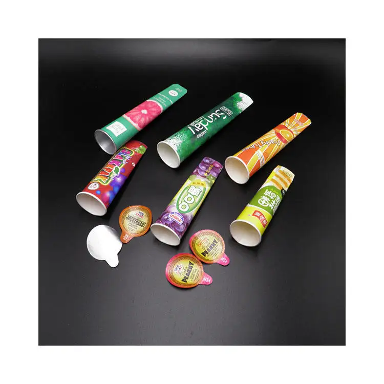Calippo Tubes Eco Custom Design Ice Cream Packaging Containers Suppliers Wholesale Ice Cream Paper Cone Squeeze Cup Pipe Wrapper