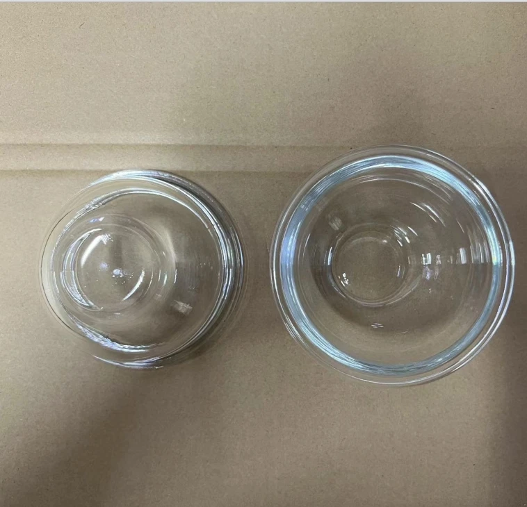 В наличии на складе 180 мл стеклянная миска для микроволновой печи чаша фруктов смешивания