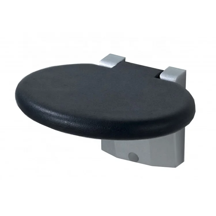 150kgs Capacity PU Anti Slip Seat Pad Covered Wall Mounted Folding Shower Seat