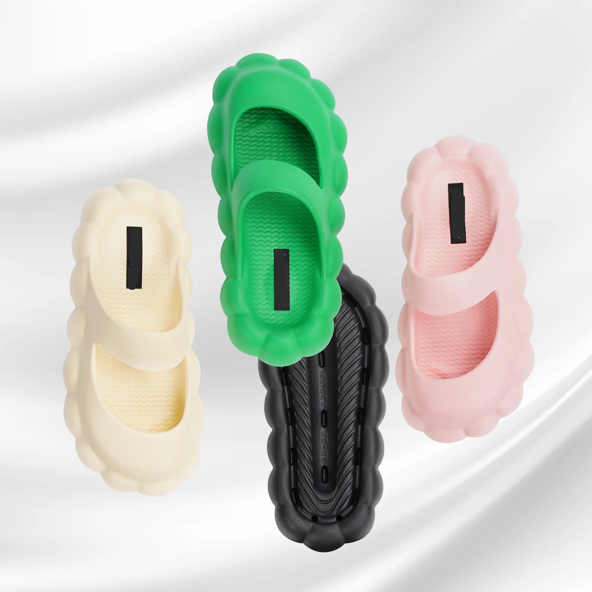 Soft Massage Bottom Sublimated Shoes Slides Sandals Casual All Matching Outer Wear Korean Style Closed Toe Slippers