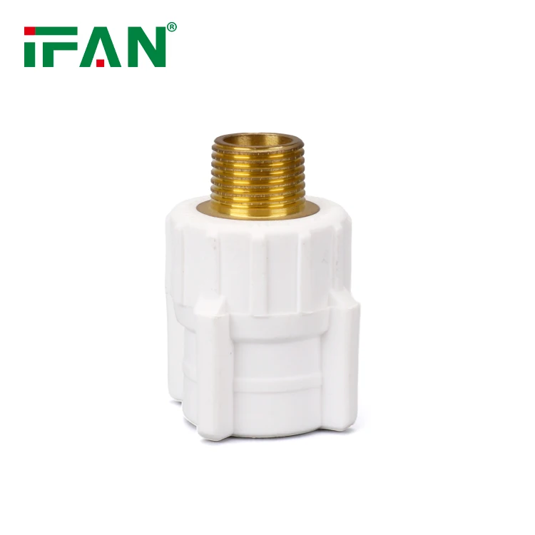IFAN NBR 15884 Wholesale Price PPR Plumbing Fittings 20-2110MM Male Thread Coupling PPR Insert Fitting OEM ODM PPR Fittings
