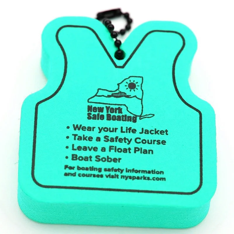 Original Factory Competitive Price Promotional Customized eva foam floating keychains T-shirt shape float eva keychain