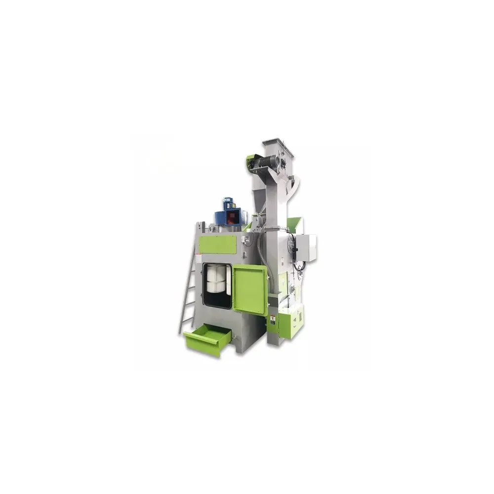 hydro blaster water automatic loading tumble belt carbon shot peening machine