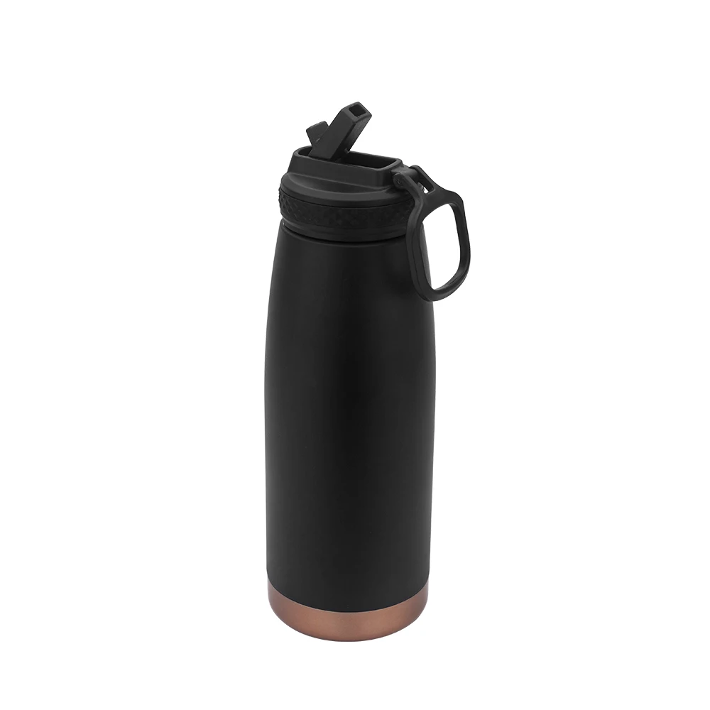 40oz large BPA free LFGB Double walled Insulated Stainless Steel Vacuum Flask Sport Water Bottle with straw easy carry