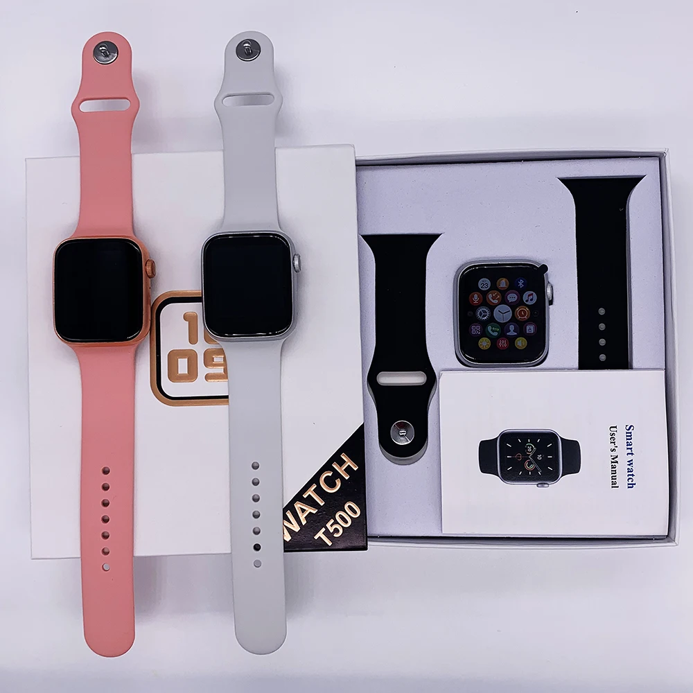 T500 Smart watch full touch screen wristwatches Ip67 Music BT call 1.44 inch heart rate Relojes waterproof smartwatch