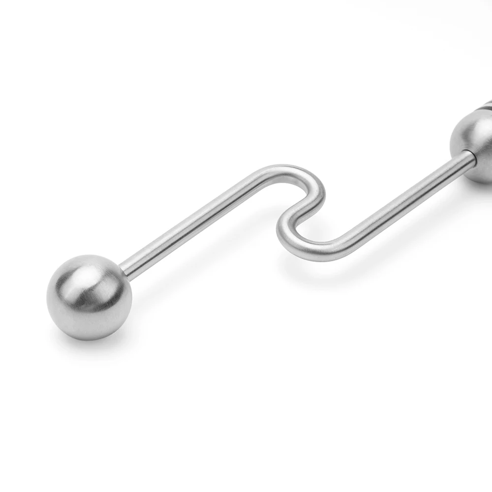 304 Stainless Steel Honey Dipper Multi Use Mixing Stirrer for Honey Syrup Chocolate Honey Spoon with Wand for Pots and Jars