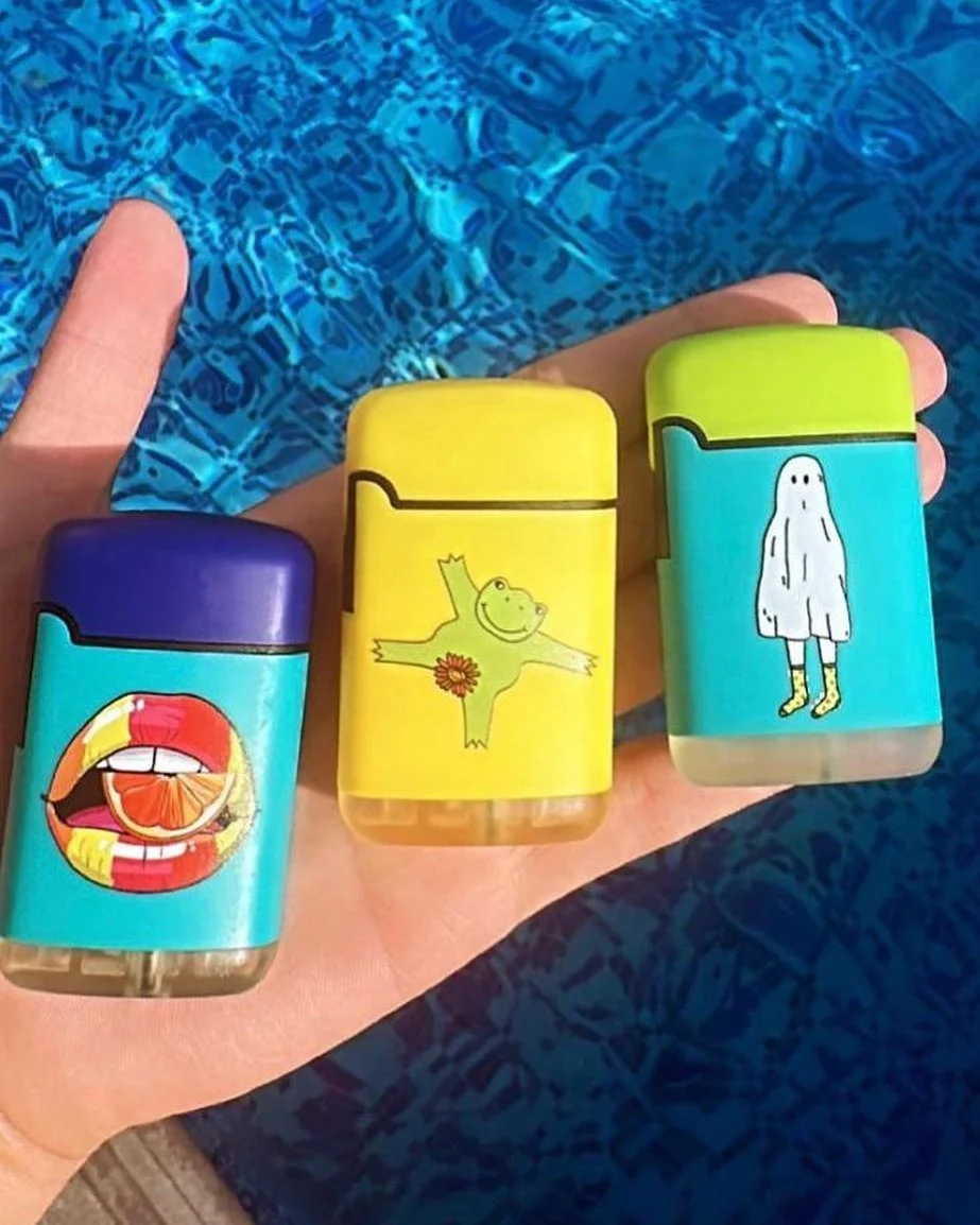 ZENGAZ ZL-3 POS Box Smoke Shop Premium Cool Design Printed Tobacco Jet Torch Cigar Lighter