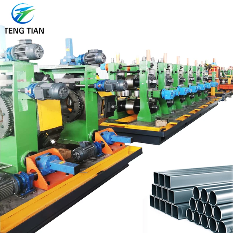 Steel Tube Making Equipment Steel Pipe Mill Line for Sale and Pipe Rolling Making Machine Production Line ERW