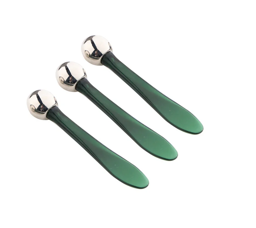 Ceramic Bar 3D Face Roller Eye Cream Mask Spoon Face Massager scoop