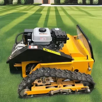 China sells cheap agricultural zero-turn tandem mower crawler robot remote control bush mower