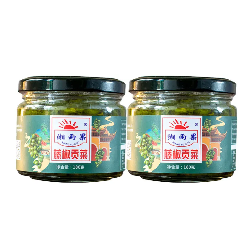 Factory Direct Supply Chinese Canned Vegetables Numbing Rattan Pepper with Tribute Vegetables Hunan Cuisine Xiang Yu Guo