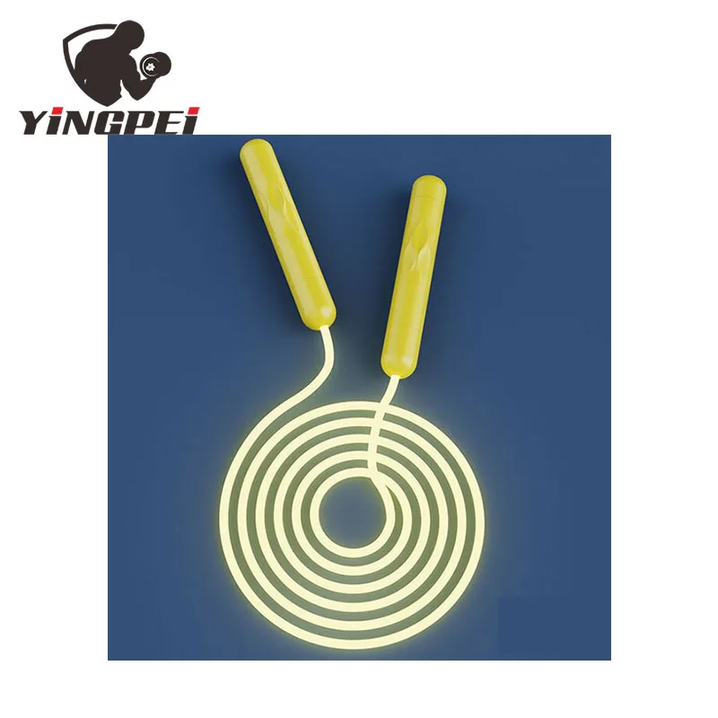 YINGPEI High Quality Adjustable length light luminous Led Skipping Jump Rope For Kids&adults