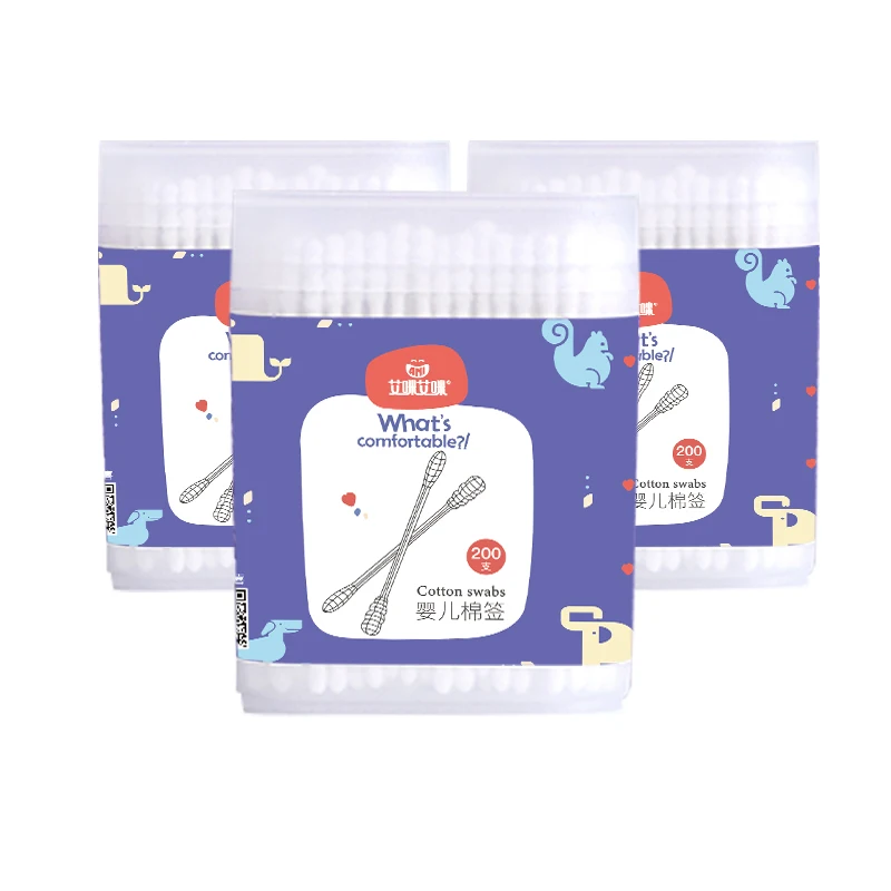 Double-headed Cotton Buds Make up Cotton Swabs Baby Swab Reusable