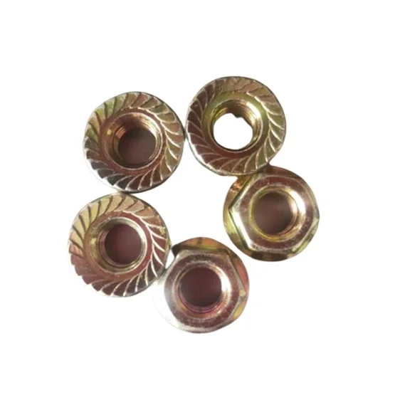 KEHUI fasteners Super September DIN 6923 flange nut Serrated non-slip anti-loosening hex nut Stainless steel flange nut