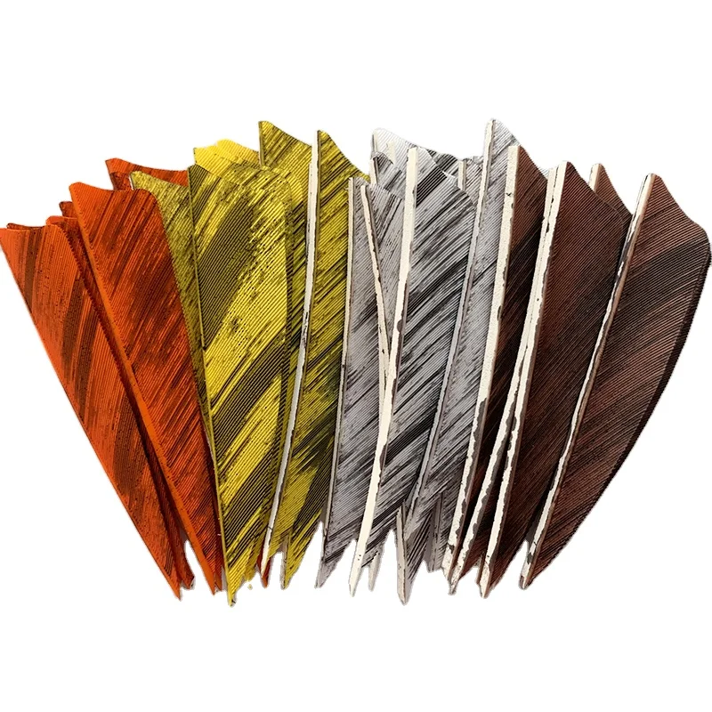 3 INCH Shield Camouflage Turkey Feather Archery Fletching Right Wing For Hunting Shooting Arrow Accessories