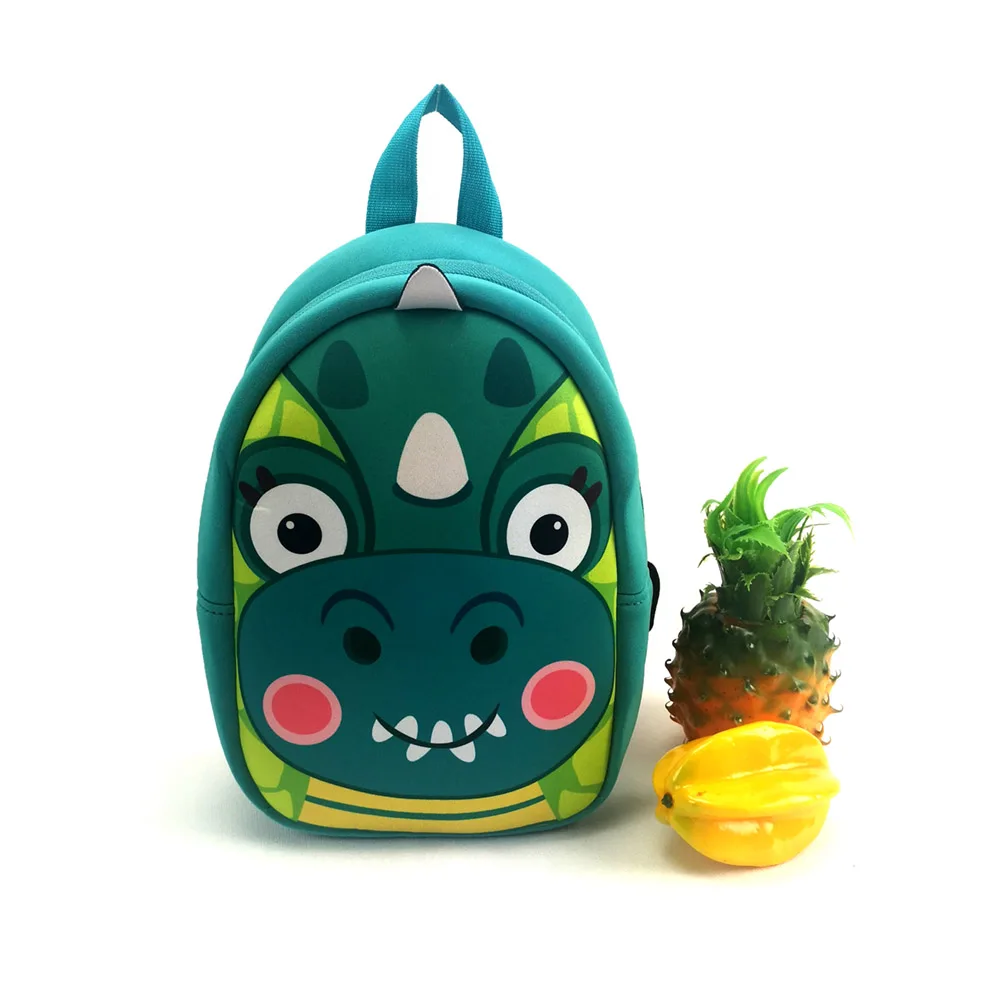Customized 3D Lovely waterproof neoprene School Bags Animals Children Backpacks kids book bag for girls boys