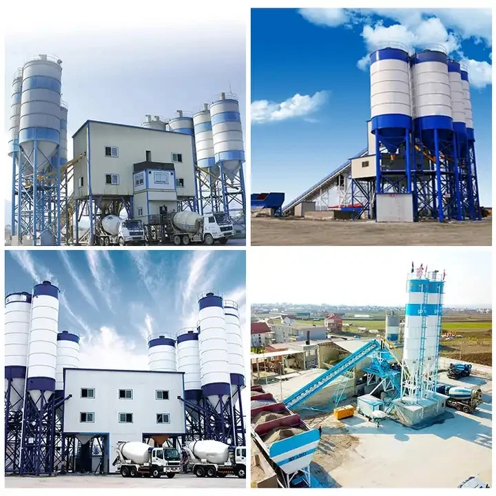 Factory good quality 60-90 m3/h capacity concrete batching plant price mini concrete batching plant for sale