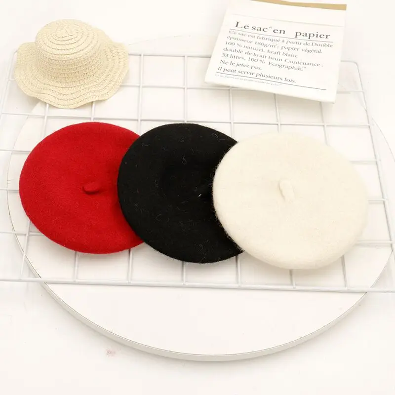 Pet Fashion Accessories spring autumn winter pet beret dog cat headgear