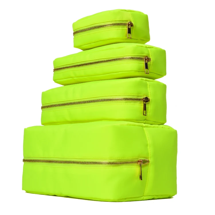 New nylon durable toiletry bag ladies towel embroidery logo makeup box large capacity cosmetic bag