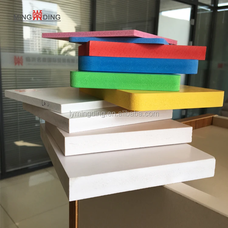 6 mm 9 mm 12 mm 18 mm 4*8 feet Density 0.55 PVC Foam Board