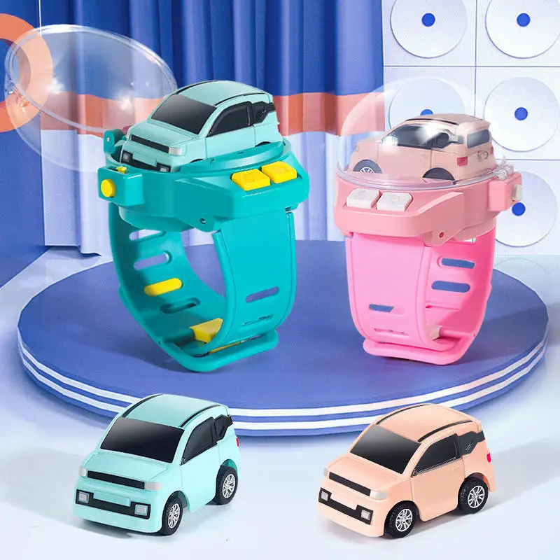 RC Mini Watch Car Toys Hot Selling Wrist Racing Funning Educational Remote Control Watch Car Toys For Kids