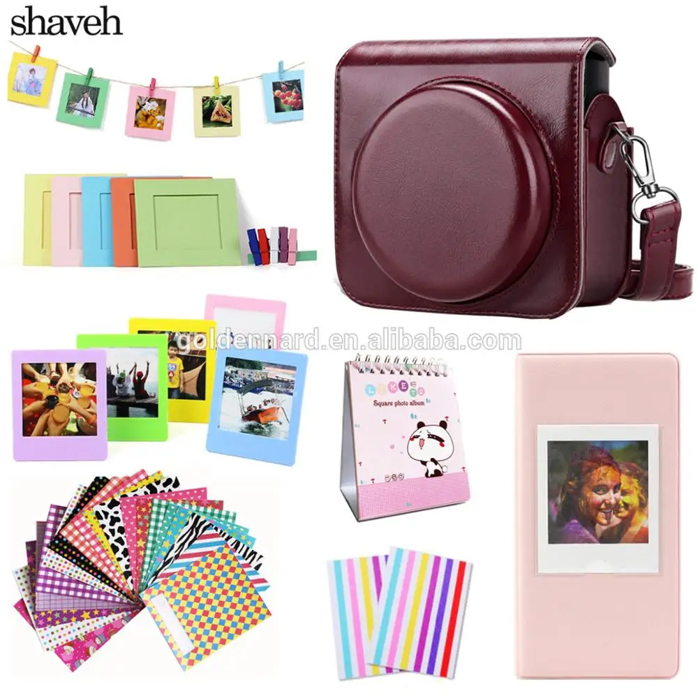 
Customized design for Fujifilm Instax Square SQ6 Instant Film Camera and Square Film accessories bundle 7 in 1 