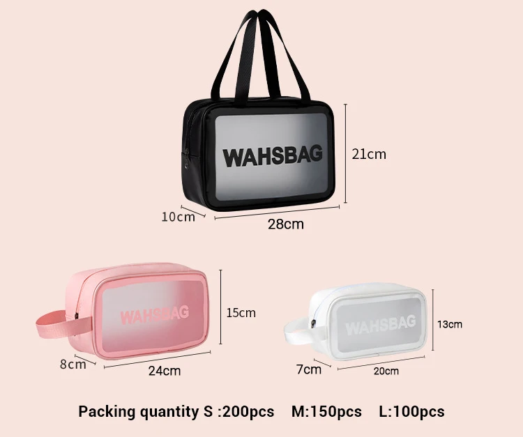 Wholesale Custom Logo Printed Eco-friendly Fashion Toiletry Travel Women Makeup Bag Pu Cosmetic Bags