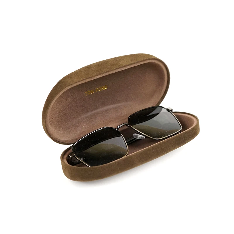 luxury purple velvet Custom Logo Sunglasses paper Case Set Eyeglass Cases Sunglasses Box Case Set