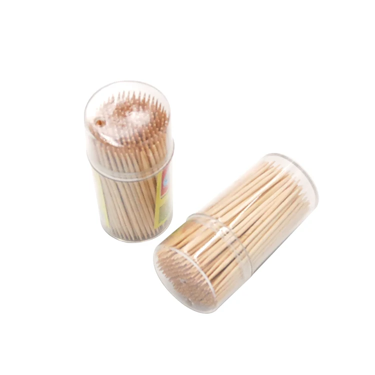 Manufacturer Wholesale 2 Points Round Wooden Decorative Toothpicks