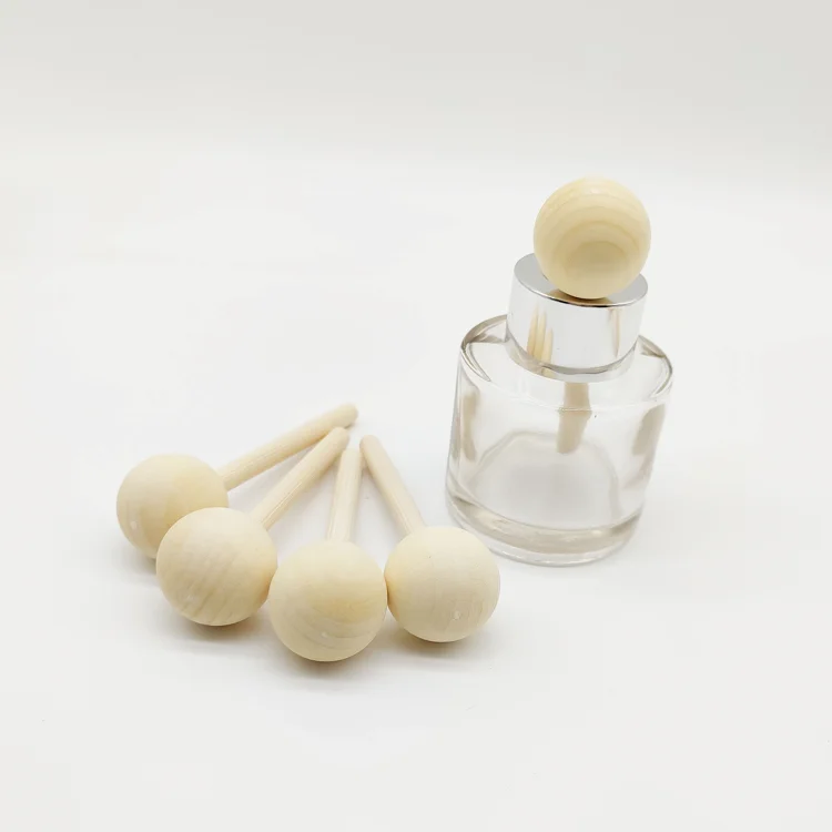 Деревянный шар с ротанговыми диффузорами деревянный