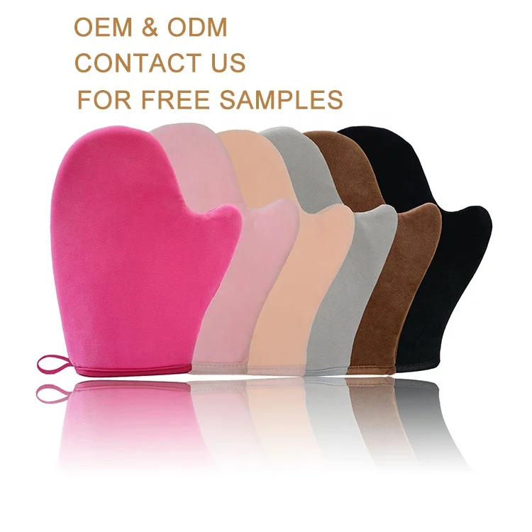 All Natural Sunless Instant Self Tanning Lotion Mitt Applicator