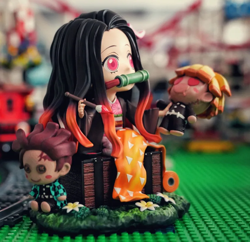 Japan Anime GK Showhand Kamado Nezuko action figure for collection