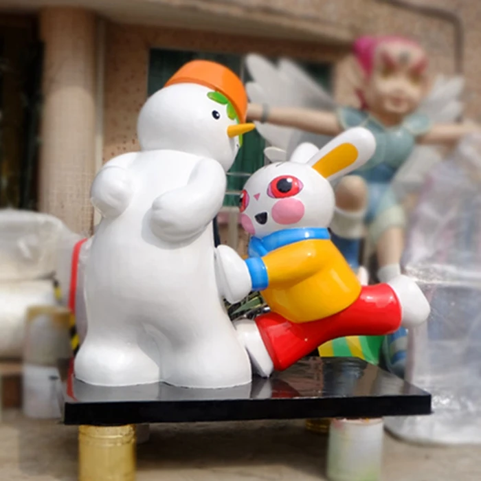 Customized Sculpture fashion Mechanical Giant Styrofoam Statue Big sculpture