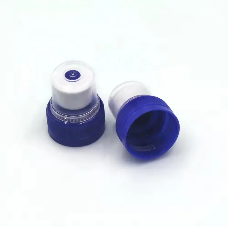 High Quality 28mm 30mm 38mm Customized Plastic Bottle Caps Sport Water Bottle Push Pull Caps 1810/1881 With Anti-theft Ring