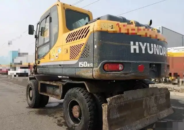 Б/у Hyunda-я R150W-9 колесный экскаватор с хорошем состоянии и хорошая цена лучшее для